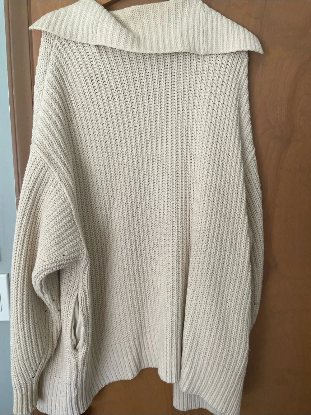 Free People Cream Swim Too Deep Cardigan